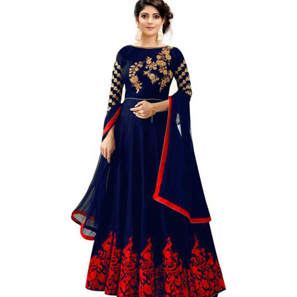 na-free-new-desiger-red-gown-mayur-fabrics-Valsad-ValsadOnline