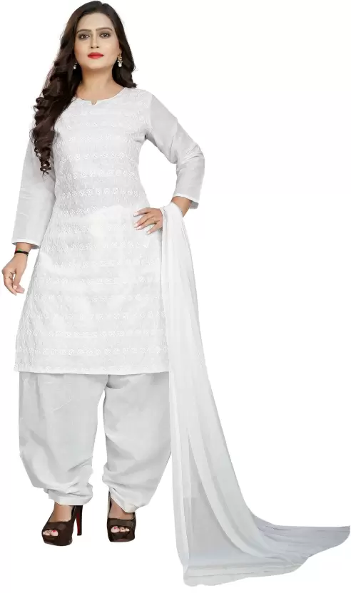 Akshardeep Fashion Embroidered Kurta, Patiala & Dupatta Set
